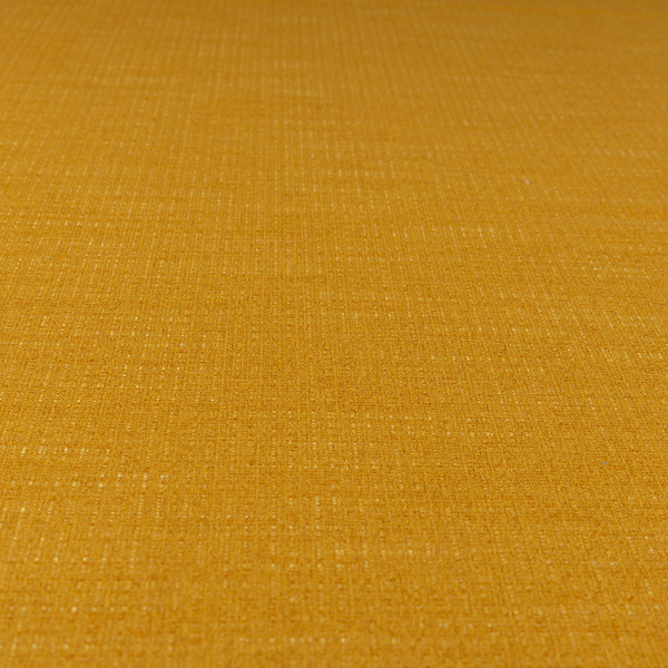 Sydney Linen Effect Chenille Plain Water Repellent Yellow Upholstery Fabric CTR-1463 - Made To Measure Curtains