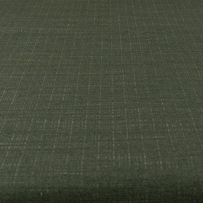 Sydney Linen Effect Chenille Plain Water Repellent Green Upholstery Fabric CTR-1464 - Roman Blinds