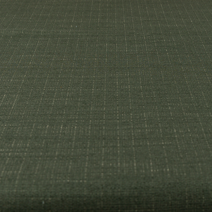 Sydney Linen Effect Chenille Plain Water Repellent Green Upholstery Fabric CTR-1464 - Handmade Cushions