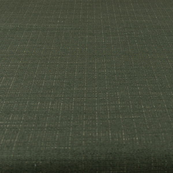 Sydney Linen Effect Chenille Plain Water Repellent Green Upholstery Fabric CTR-1464
