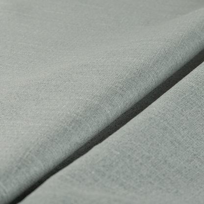 Sydney Linen Effect Chenille Plain Water Repellent Sky Blue Upholstery Fabric CTR-1466
