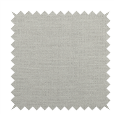 Sydney Linen Effect Chenille Plain Water Repellent Silver Upholstery Fabric CTR-1467 - Roman Blinds
