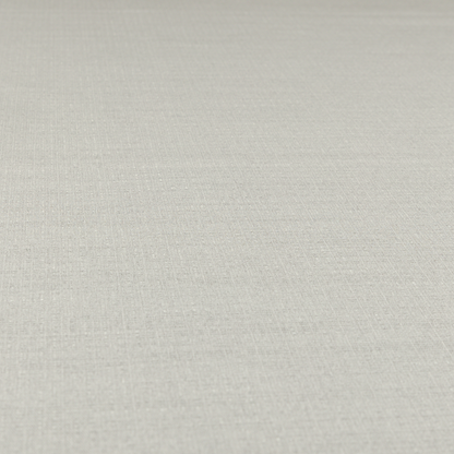 Sydney Linen Effect Chenille Plain Water Repellent Silver Upholstery Fabric CTR-1467 - Roman Blinds
