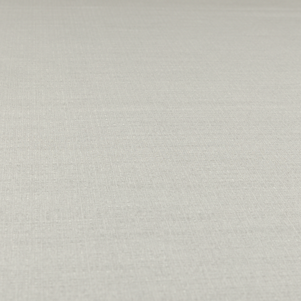 Sydney Linen Effect Chenille Plain Water Repellent Silver Upholstery Fabric CTR-1467 - Made To Measure Curtains