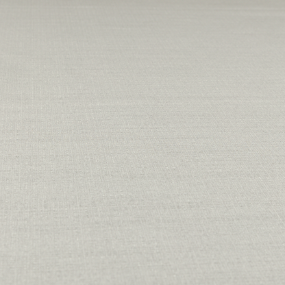 Sydney Linen Effect Chenille Plain Water Repellent Silver Upholstery Fabric CTR-1467 - Made To Measure Curtains