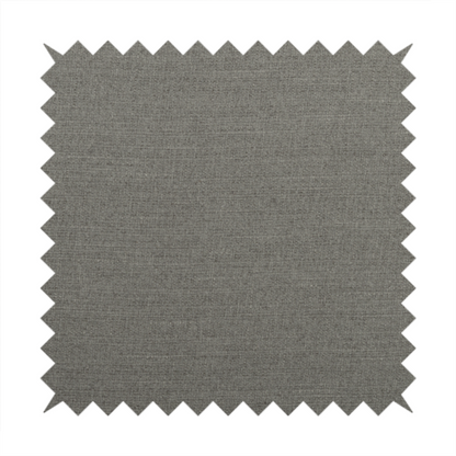 Sydney Linen Effect Chenille Plain Water Repellent Grey Upholstery Fabric CTR-1468 - Made To Measure Curtains