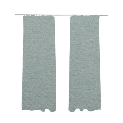 Boston Flat Weave Light Blue Recycled Upholstery Fabric CTR-1474 - Made To Measure Curtains