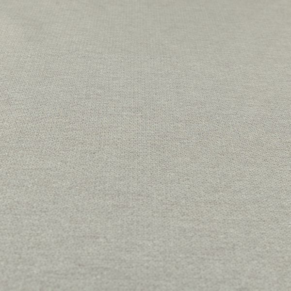 Boston Flat Weave White Silver Recycled Upholstery Fabric CTR-1476 - Roman Blinds