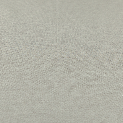 Boston Flat Weave White Silver Recycled Upholstery Fabric CTR-1476 - Roman Blinds