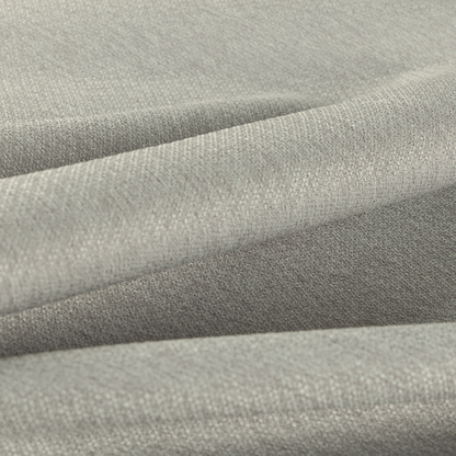 Boston Flat Weave White Silver Recycled Upholstery Fabric CTR-1476 - Made To Measure Curtains