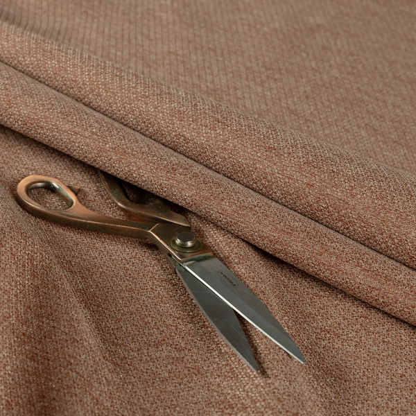 Boston Flat Weave Orange Recycled Upholstery Fabric CTR-1481 - Roman Blinds