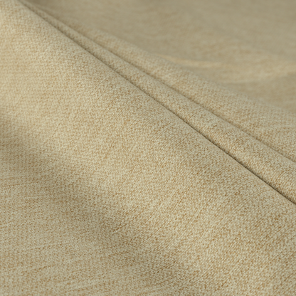Miami Soft Plain Weave Water Repellent Beige Upholstery Fabric CTR-1496