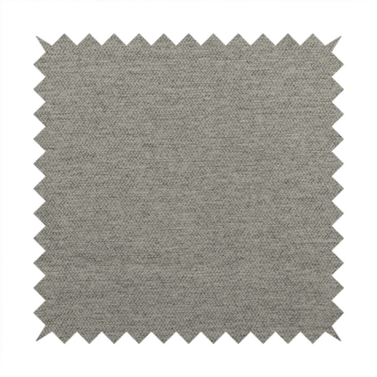 Miami Soft Plain Weave Water Repellent Silver Upholstery Fabric CTR-1506