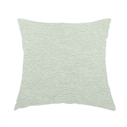 Melbourne Chenille Plain White Upholstery Fabric CTR-1510 - Handmade Cushions