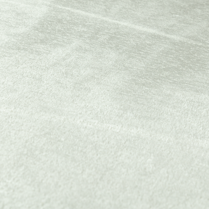 Melbourne Chenille Plain White Upholstery Fabric CTR-1510