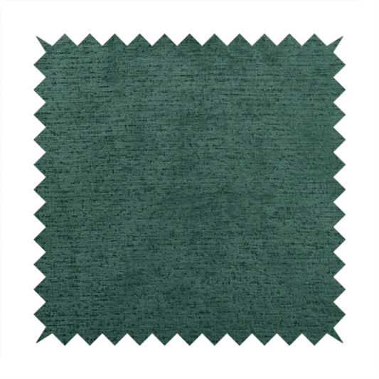Melbourne Chenille Plain Emerald Green Upholstery Fabric CTR-1515