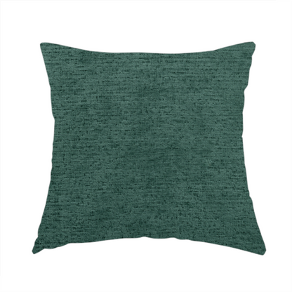 Melbourne Chenille Plain Emerald Green Upholstery Fabric CTR-1515 - Handmade Cushions