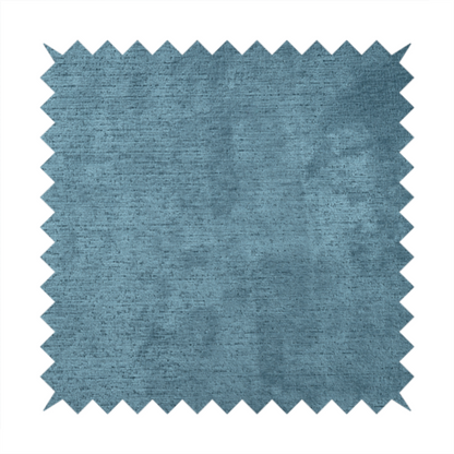 Melbourne Chenille Plain Blue Upholstery Fabric CTR-1517 - Roman Blinds