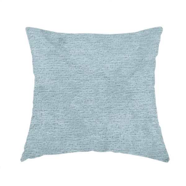 Melbourne Chenille Plain Blue Upholstery Fabric CTR-1519 - Handmade Cushions