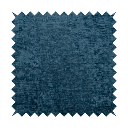 Melbourne Chenille Plain Blue Upholstery Fabric CTR-1521
