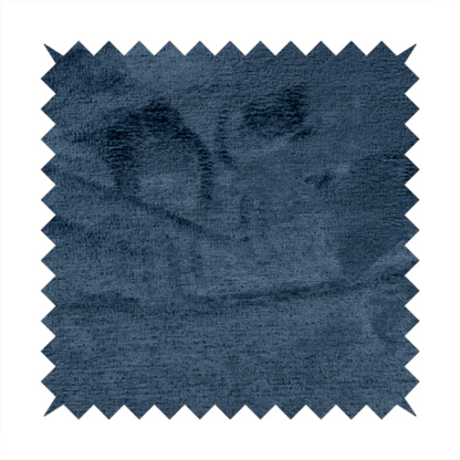 Melbourne Chenille Plain Blue Upholstery Fabric CTR-1522 - Handmade Cushions