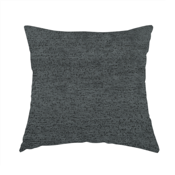 Melbourne Chenille Plain Grey Upholstery Fabric CTR-1526 - Handmade Cushions