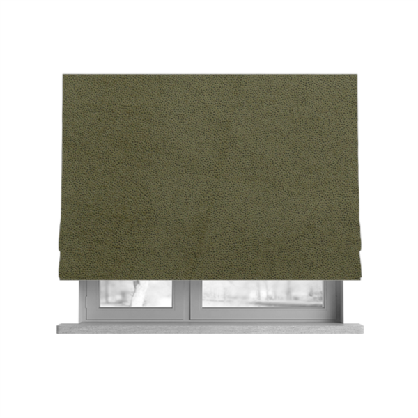 Wilson Soft Suede Green Colour Upholstery Fabric CTR-1529 - Roman Blinds