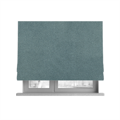 Wilson Soft Suede Blue Colour Upholstery Fabric CTR-1532 - Roman Blinds