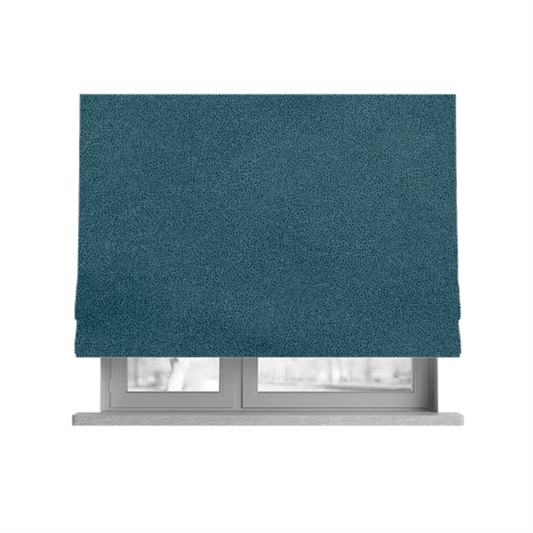 Wilson Soft Suede Blue Colour Upholstery Fabric CTR-1533 - Roman Blinds