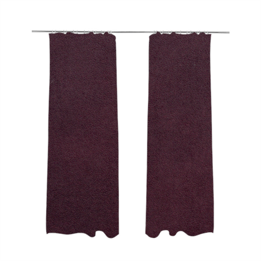 Wilson Soft Suede Purple Colour Upholstery Fabric CTR-1540 - Made To Measure Curtains