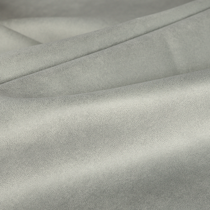 Wilson Soft Suede Silver Colour Upholstery Fabric CTR-1543 - Roman Blinds