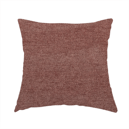 Windsor Soft Basket Weave Clean Easy Raspberry Red Upholstery Fabric CTR-1557 - Handmade Cushions