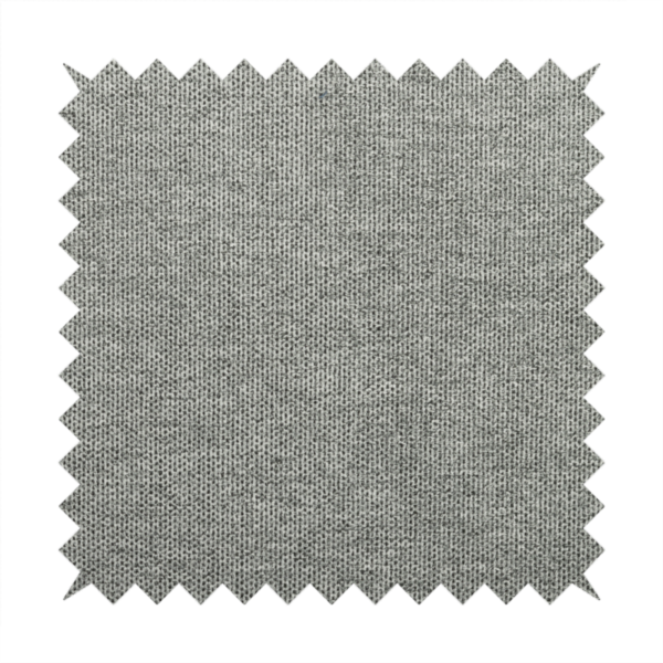 Windsor Soft Basket Weave Clean Easy White Grey Upholstery Fabric CTR-1565 - Made To Measure Curtains