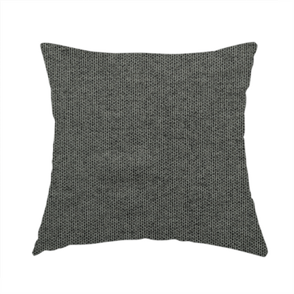 Windsor Soft Basket Weave Clean Easy Grey Upholstery Fabric CTR-1567 - Handmade Cushions