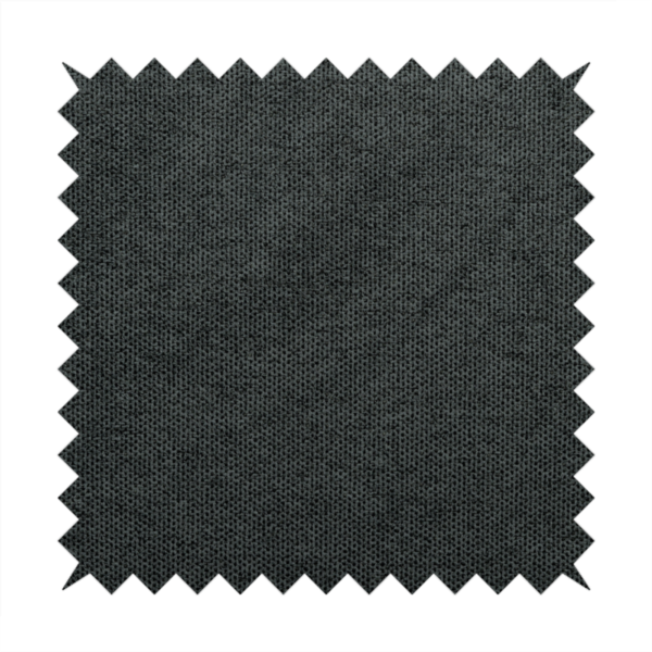 Windsor Soft Basket Weave Clean Easy Dark Grey Upholstery Fabric CTR-1568 - Made To Measure Curtains