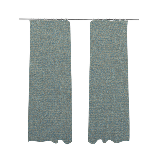 Sunrise Textured Chenille Clean Easy Blue Upholstery Fabric CTR-1571 - Made To Measure Curtains