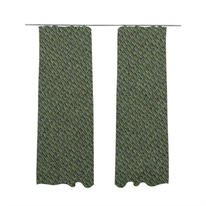 Sunrise Textured Chenille Clean Easy Green Blue Upholstery Fabric CTR-1574 - Made To Measure Curtains