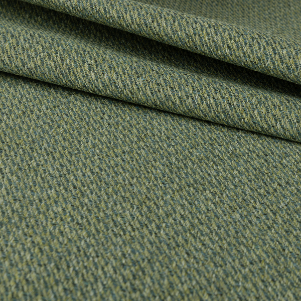 Sunrise Textured Chenille Clean Easy Green Blue Upholstery Fabric CTR-1574 - Roman Blinds