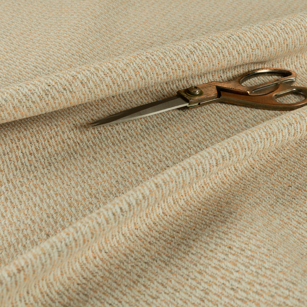 Sunrise Textured Chenille Clean Easy Orange Upholstery Fabric CTR-1578 - Made To Measure Curtains