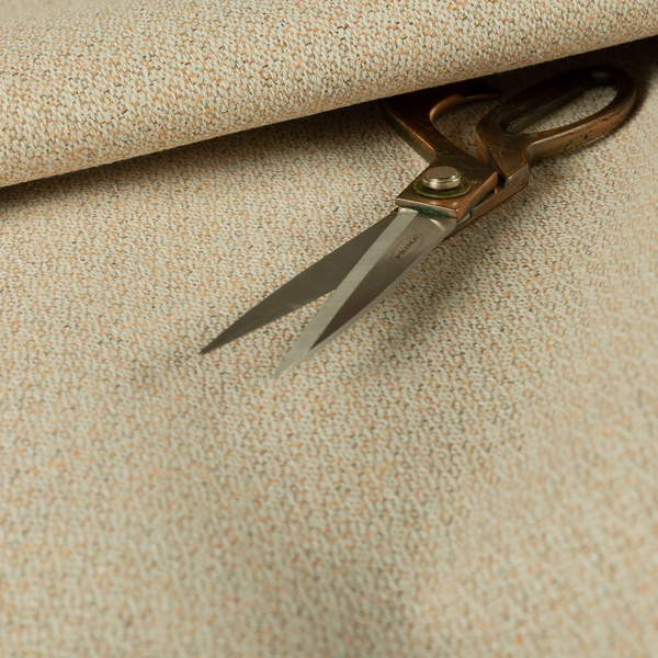 Sunrise Textured Chenille Clean Easy Orange Upholstery Fabric CTR-1579 - Made To Measure Curtains