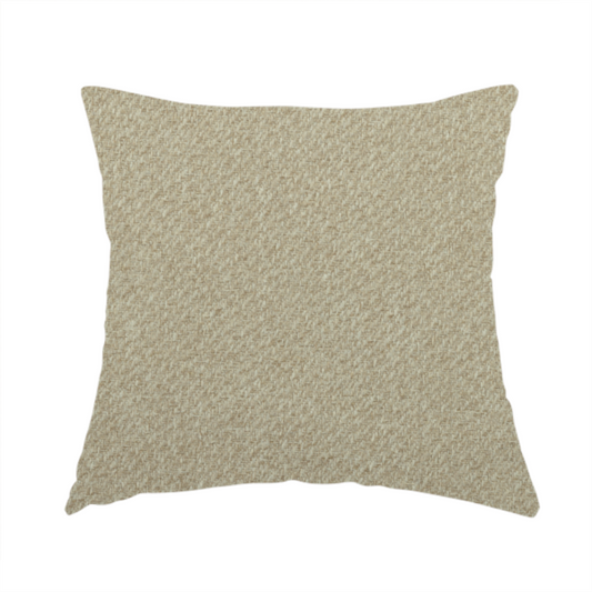 Sunrise Textured Chenille Clean Easy Cream Upholstery Fabric CTR-1580 - Handmade Cushions