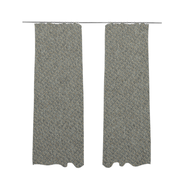 Sunrise Textured Chenille Clean Easy Grey Upholstery Fabric CTR-1588 - Made To Measure Curtains