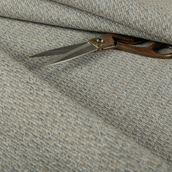 Sunrise Textured Chenille Clean Easy Grey Upholstery Fabric CTR-1588 - Made To Measure Curtains