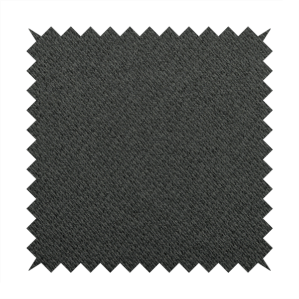 Sunrise Textured Chenille Clean Easy Charcoal Grey Upholstery Fabric CTR-1593 - Roman Blinds