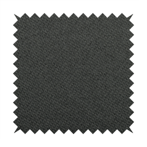 Sunrise Textured Chenille Clean Easy Charcoal Grey Upholstery Fabric CTR-1593