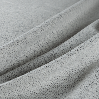 Manekpore Soft Plain Chenille Water Repellent White Upholstery Fabric CTR-1594 - Made To Measure Curtains