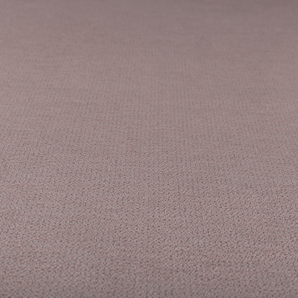 Manekpore Soft Plain Chenille Water Repellent Pink Beige Upholstery Fabric CTR-1602 - Roman Blinds