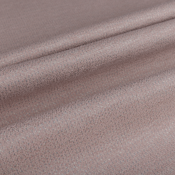 Manekpore Soft Plain Chenille Water Repellent Pink Beige Upholstery Fabric CTR-1602 - Roman Blinds