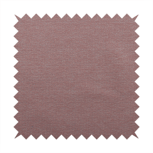 Manekpore Soft Plain Chenille Water Repellent Salmon Pink Upholstery Fabric CTR-1603