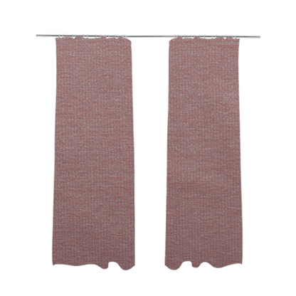 Manekpore Soft Plain Chenille Water Repellent Salmon Pink Upholstery Fabric CTR-1603 - Made To Measure Curtains